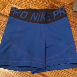nike blue spandex